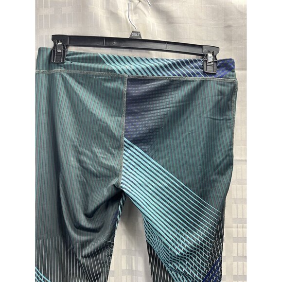 K’s More Leggings Womens Multicolor Striped Size 2XL - Picture 10 of 14